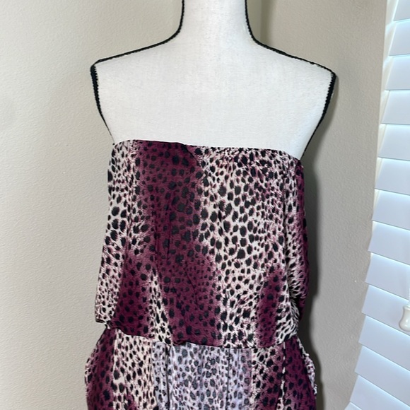 Boutique Animal Print Jumpsuit with halter strap and pocket’s NWT S/M - Picture 6 of 10